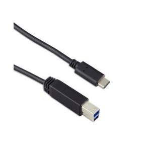 USB-c To USB-b 3.1 Gen2 10gbps (1m Cable 3a) Black