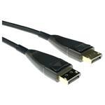 DisplayPort Hybrid Fiber/copper Cable Dp Male To Dp Male - 30m