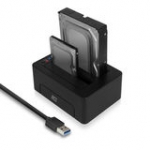 Dual Hard Drive Docking Station 2.5in and 3.5in SATA - USB 3.2 Gen1