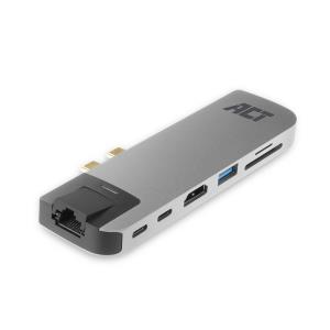 USB-c Thunderbolt 3 To Hdmi Female Multiport Adapter 4k, Ethernet, USB Hub, Card Reader, Pd Pass Through