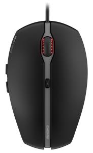 Wired Mouse CHERRY GENTIX 4K - 6 Button with Wheel - Corded USB - Optical - Black