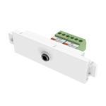 Techconnect Modular Av Faceplate - Lifetime Warranty - 3.5 Mm Minijack Module