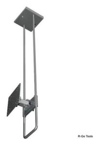 Top Down Wall Bracket Adjustable Silver
